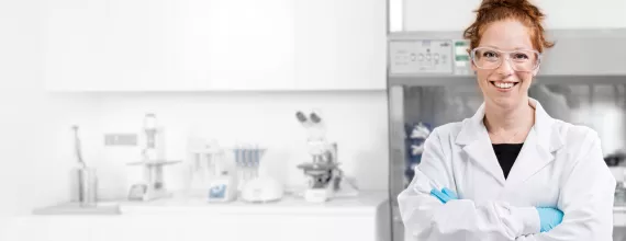 A scientist in a laboratory