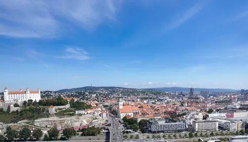 Pohľad na Bratislavu