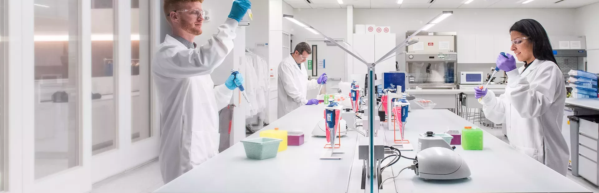 Scientist in laboratory