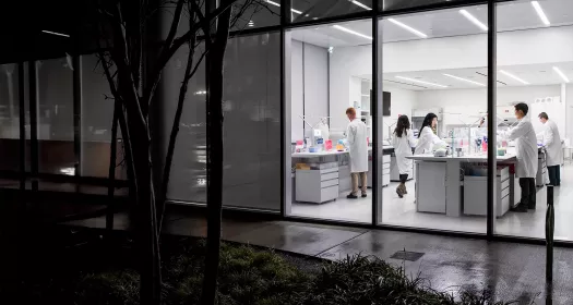 Scientists in laboratory