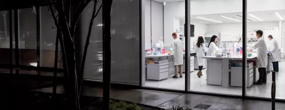Scientists in laboratory