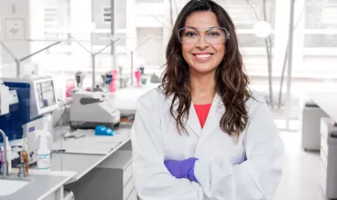 Forsker i laboratorie Forsker i laboratorie